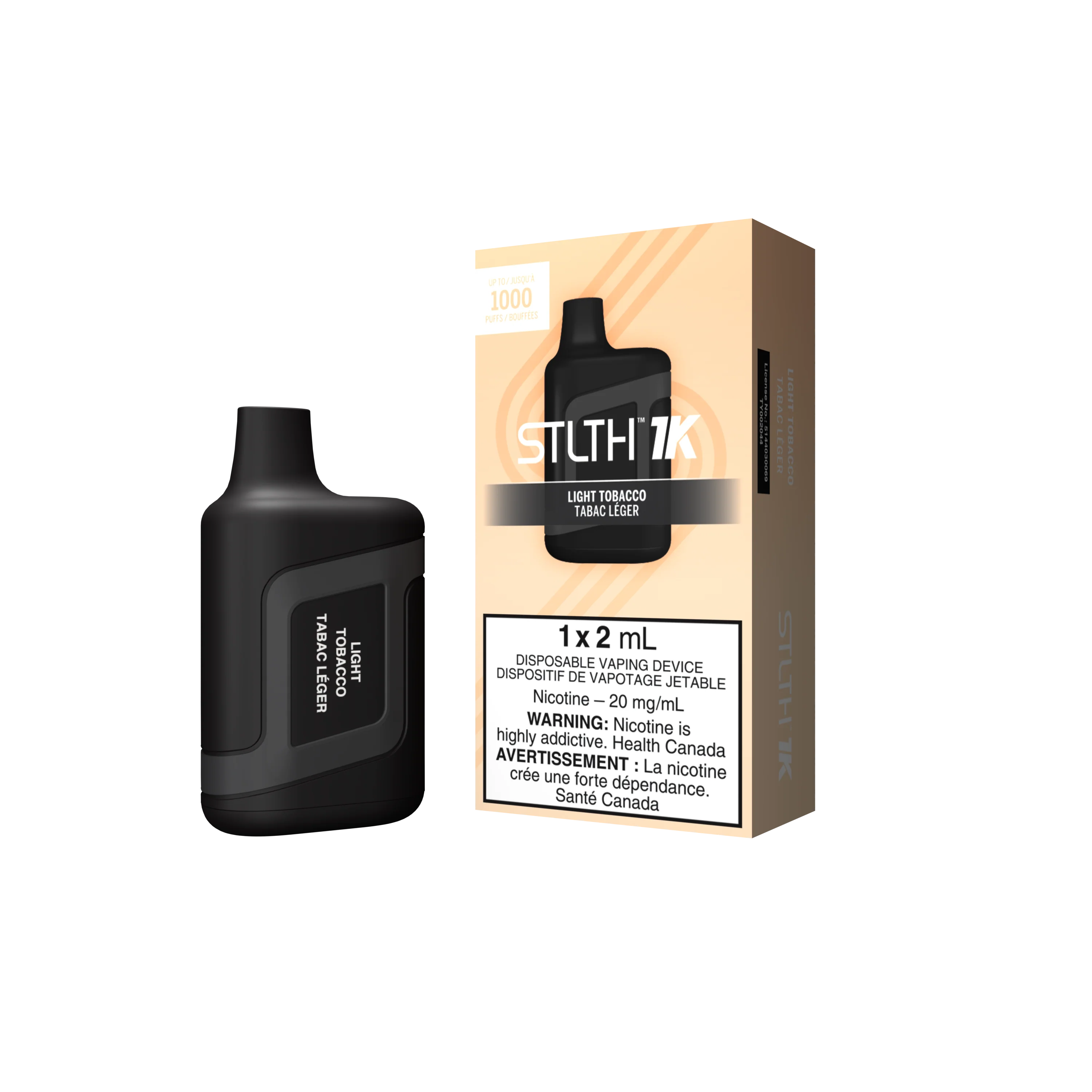 STLTH 1K - Light Tobacco