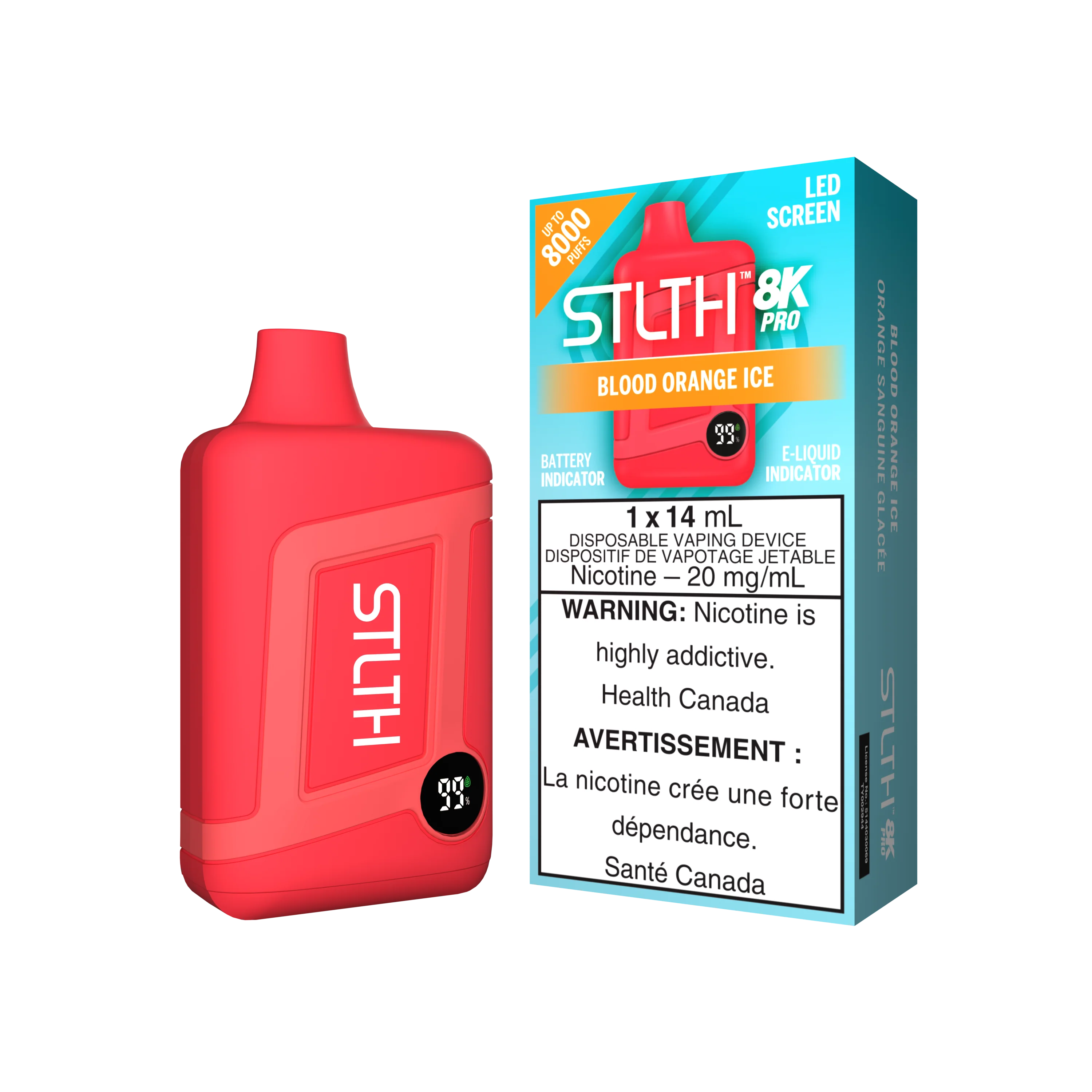 STLTH 8K PRO - Blood Orange Ice