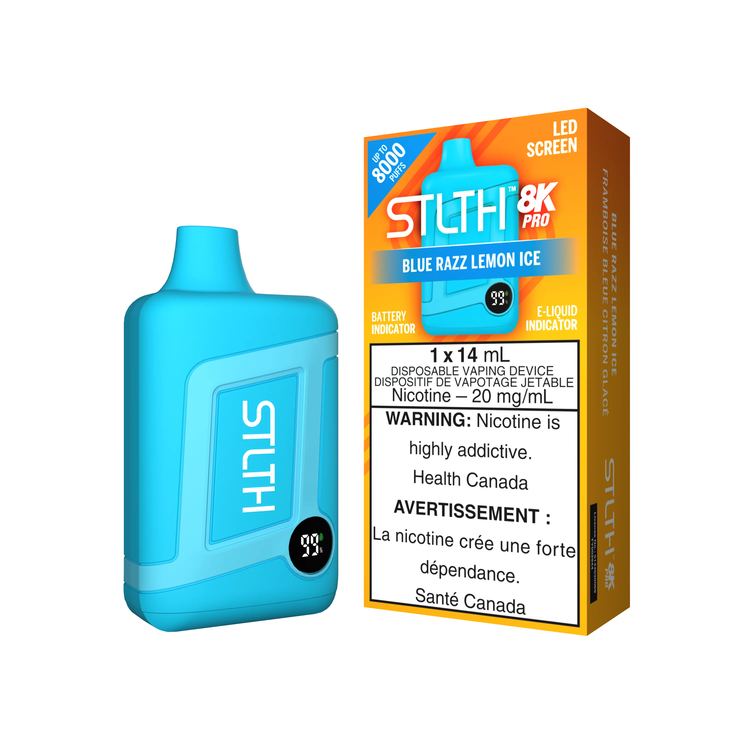STLTH 8K PRO - Blue Razz Lemon Ice