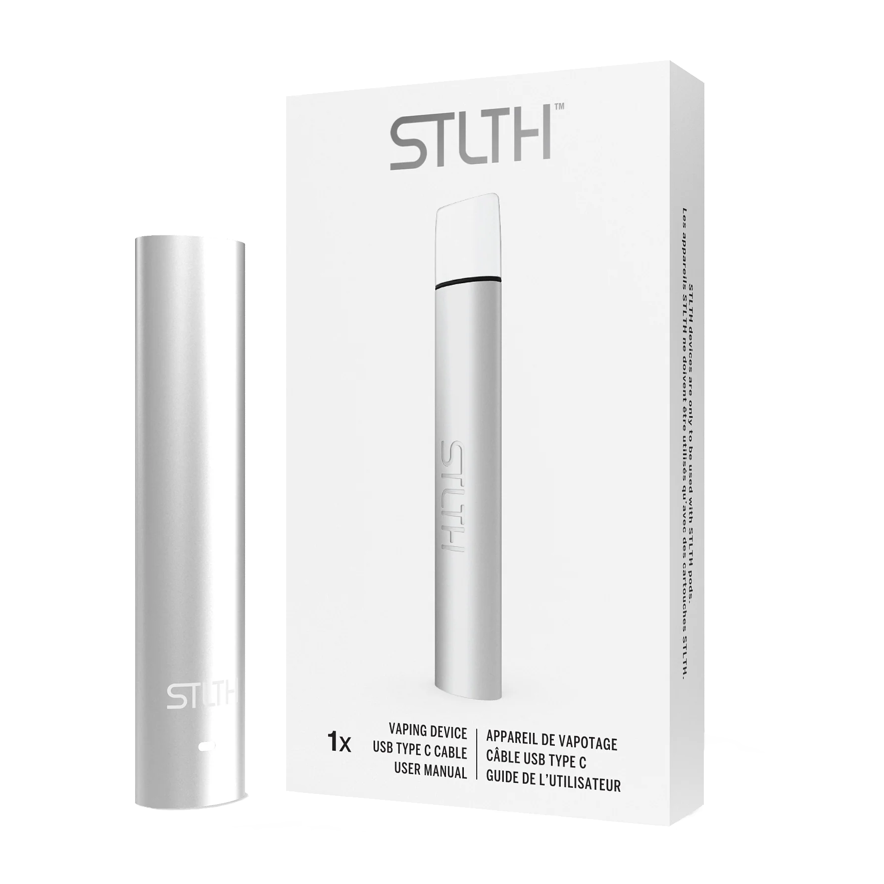 STLTH Device Type C - Silver Metal