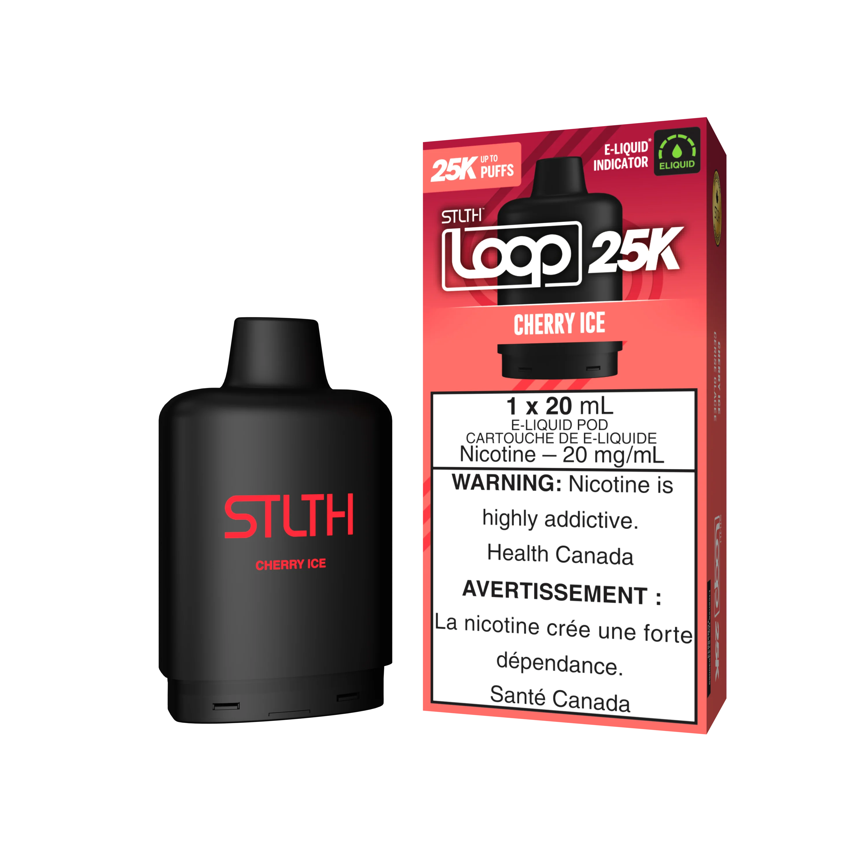 STLTH LOOP 25K Pod Pack - Cherry Ice