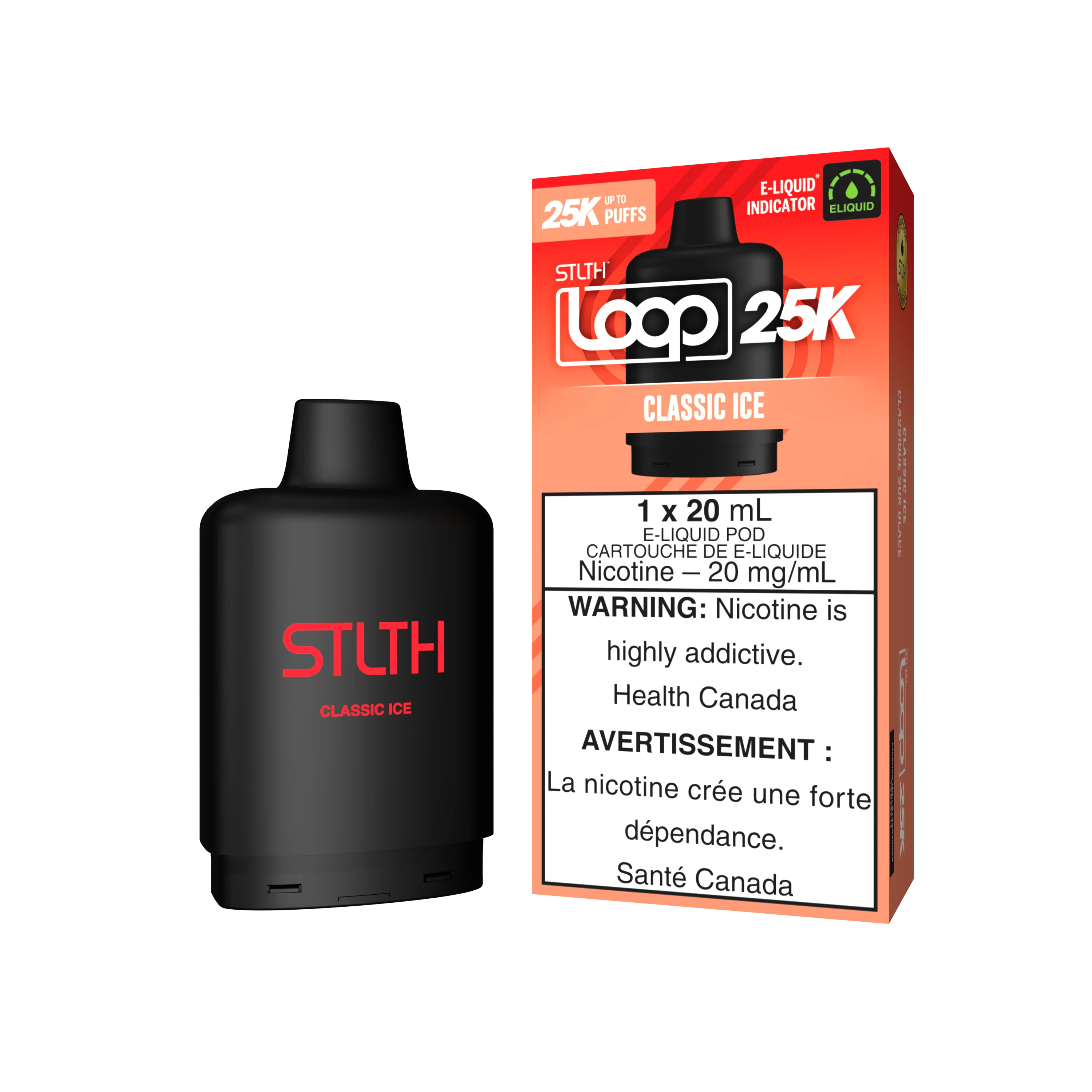 STLTH LOOP 25K Pod Pack - Classic Ice