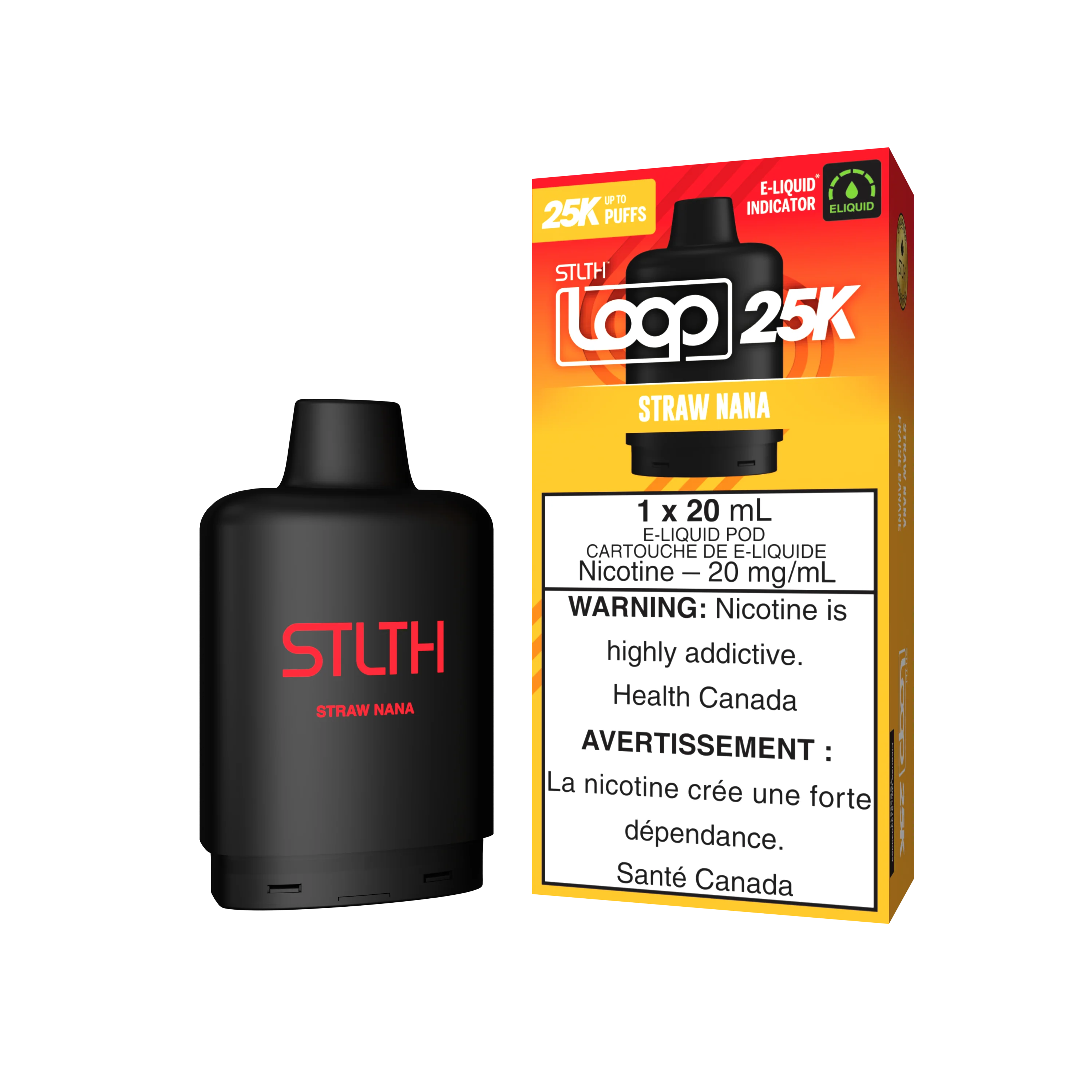 STLTH LOOP 25K Pod Pack - Straw Nana