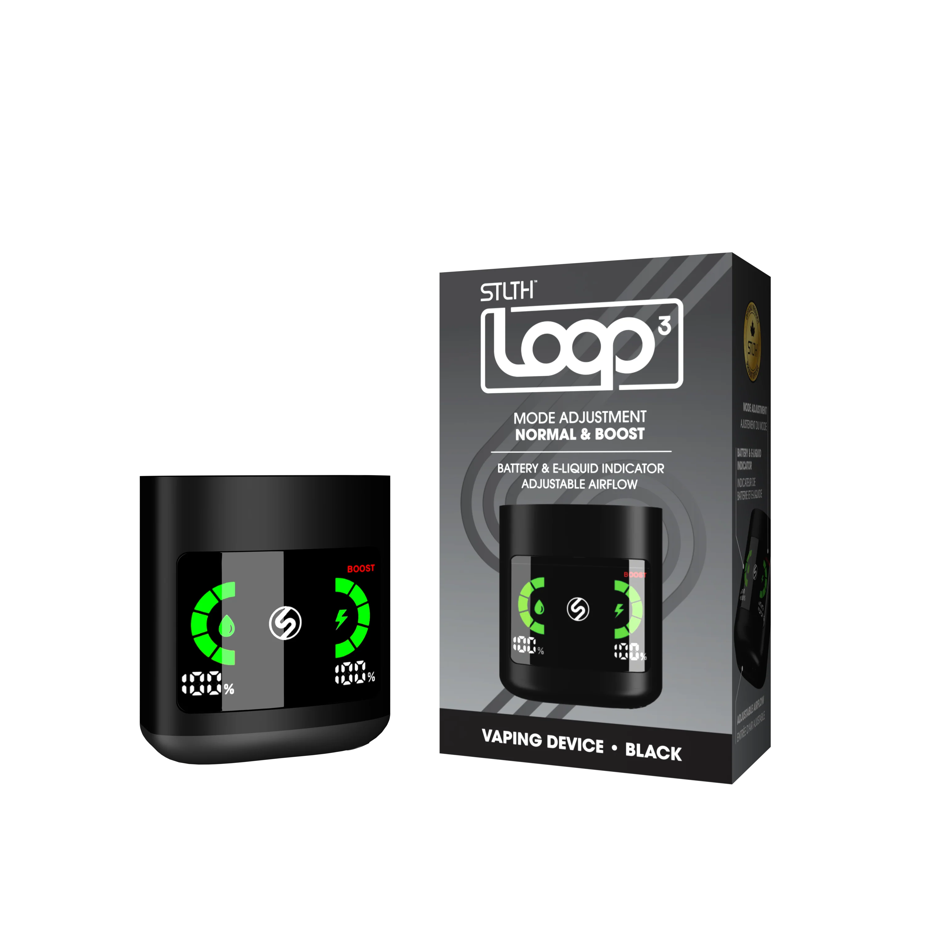 STLTH LOOP 3 Device Type C - Black