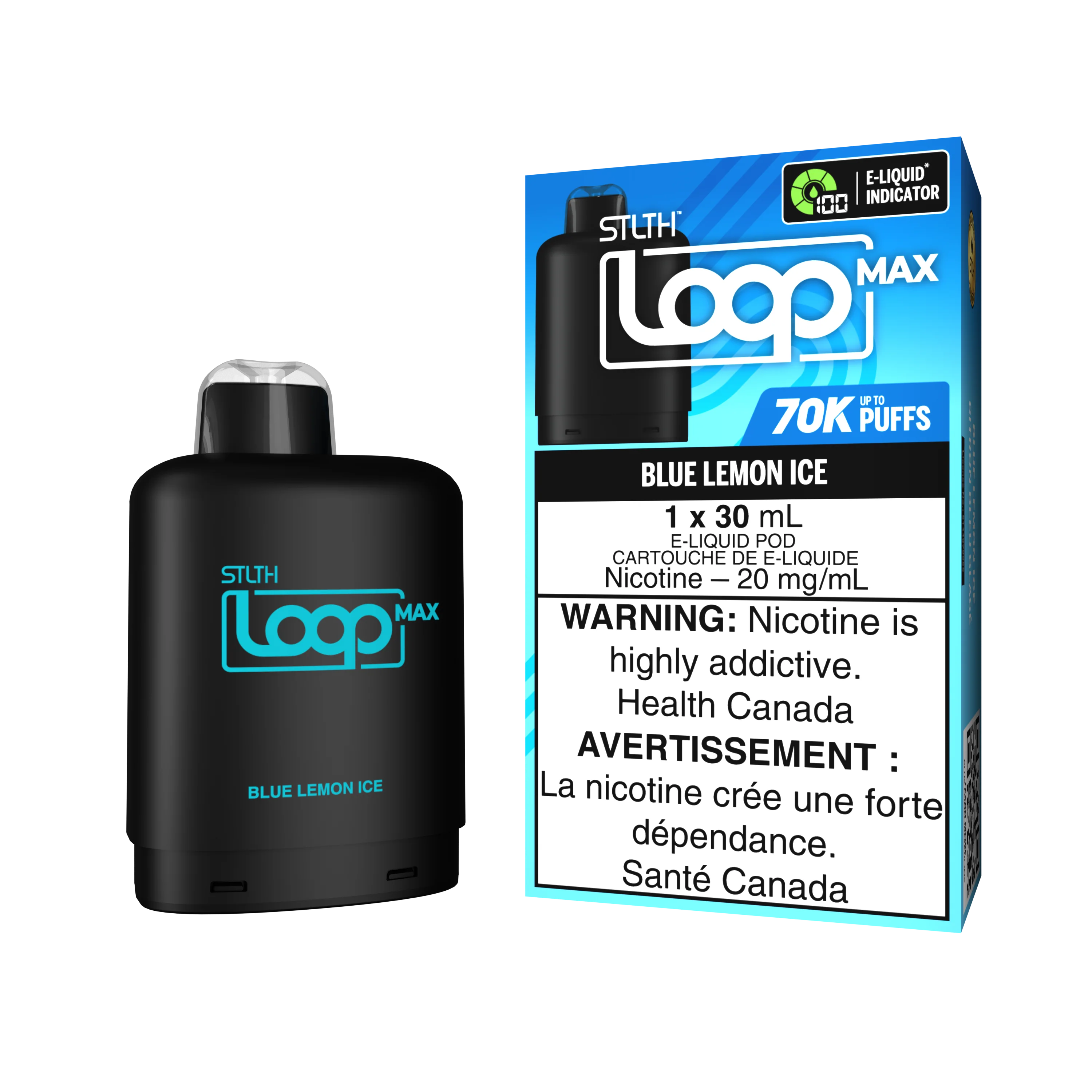 STLTH LOOP MAX Pod Pack - Blue Lemon Ice