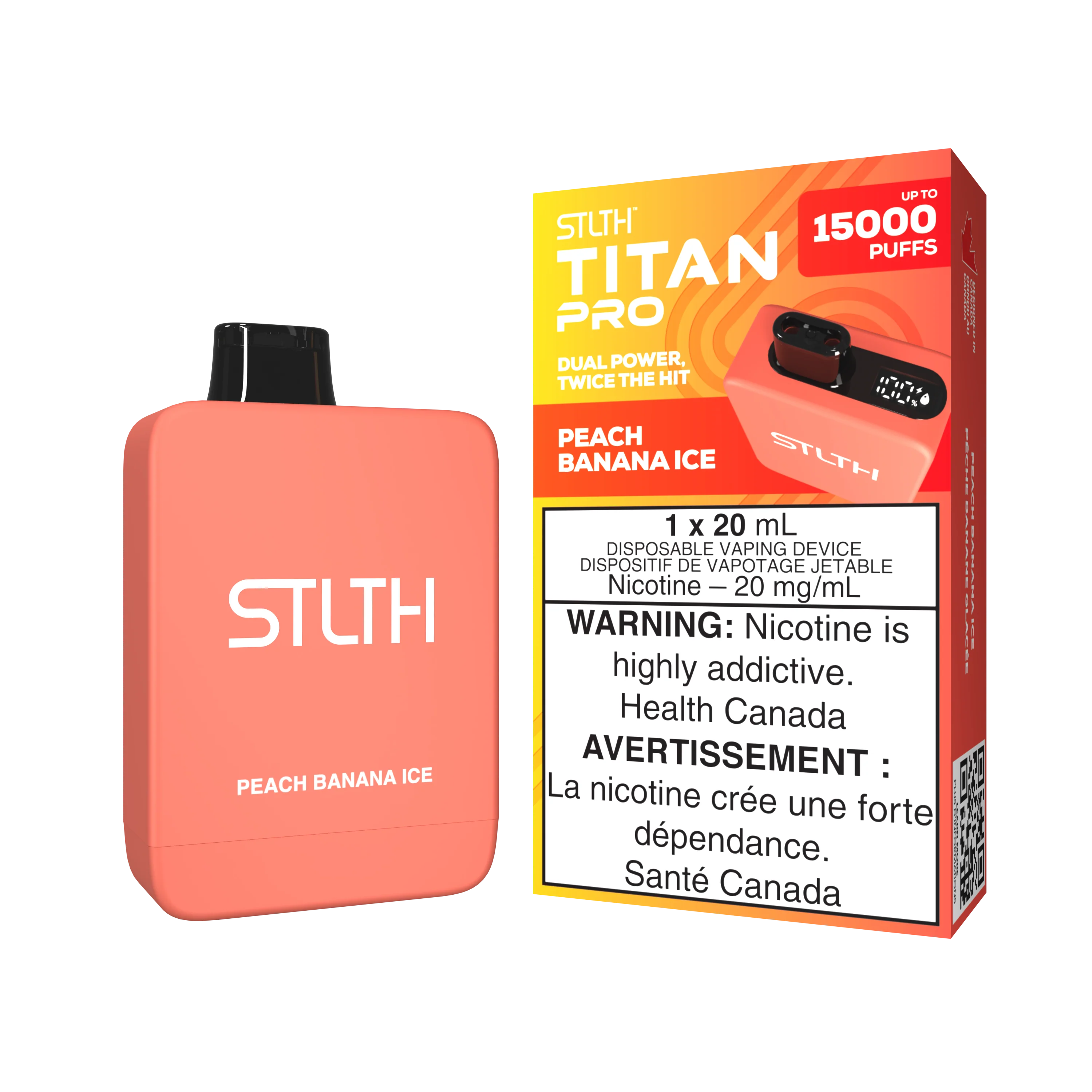 STLTH TITAN PRO - Peach Banana Ice