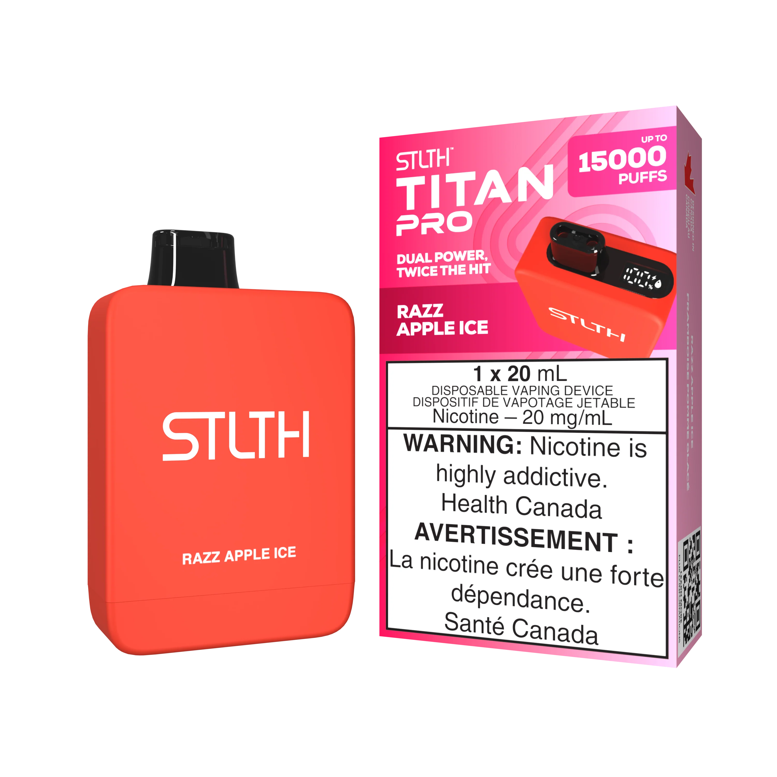 STLTH TITAN PRO - Razz Apple Ice