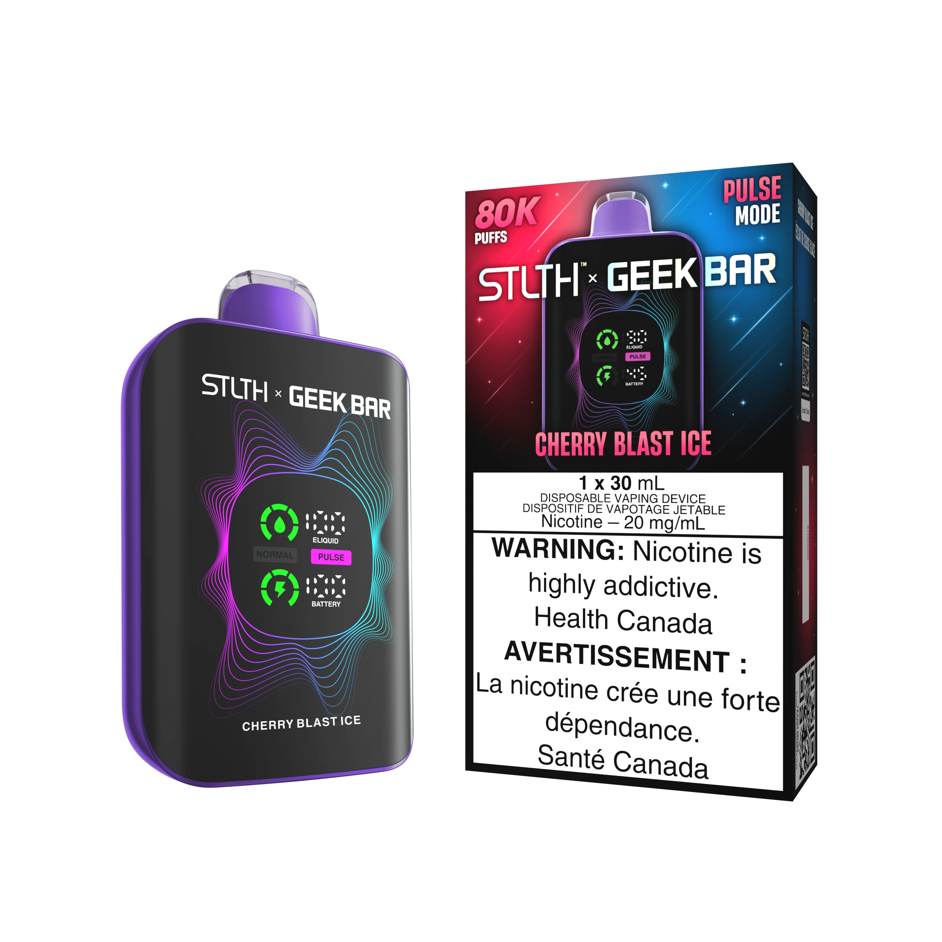 STLTH x GEEK BAR - Cherry Blast Ice