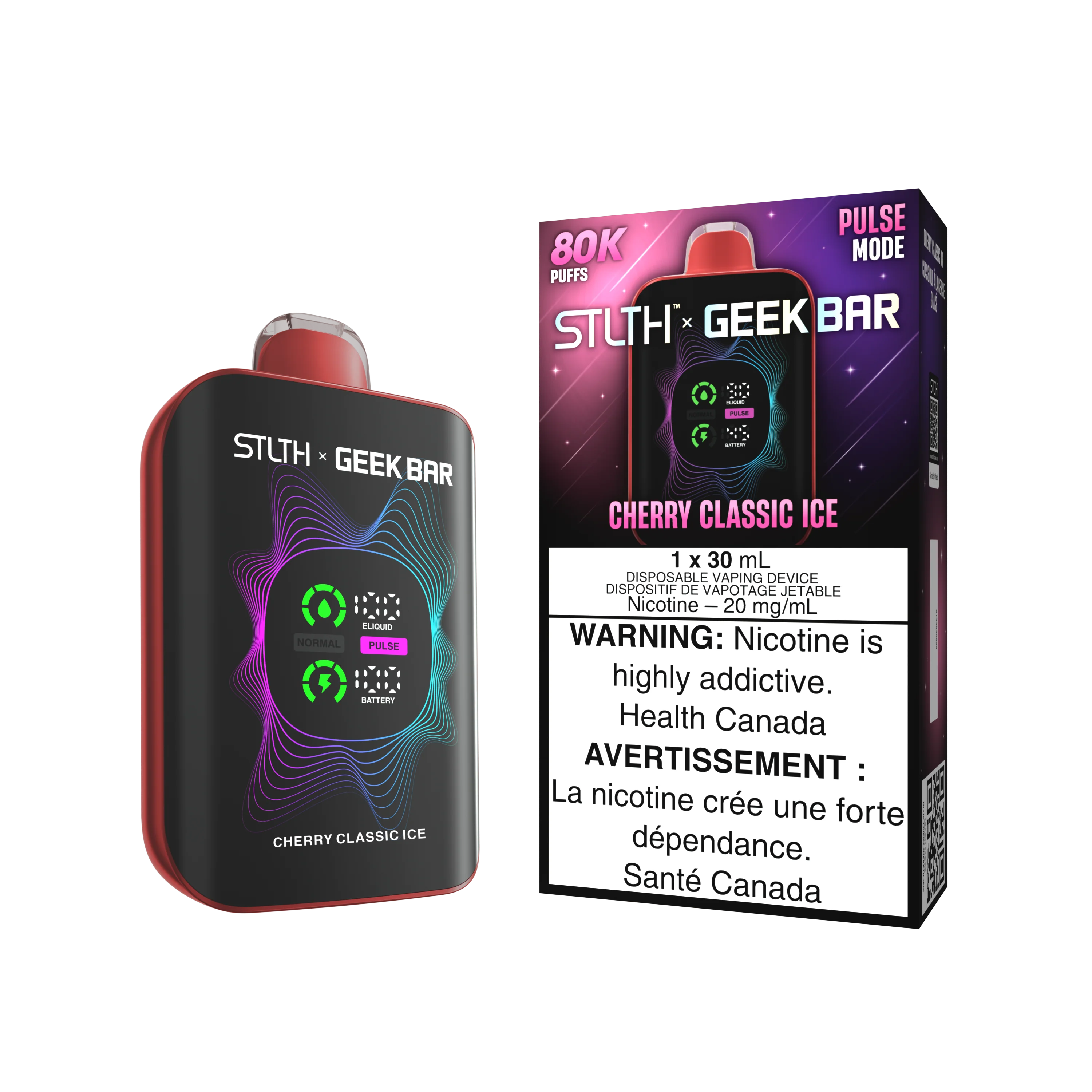 STLTH x GEEK BAR - Cherry Classic Ice