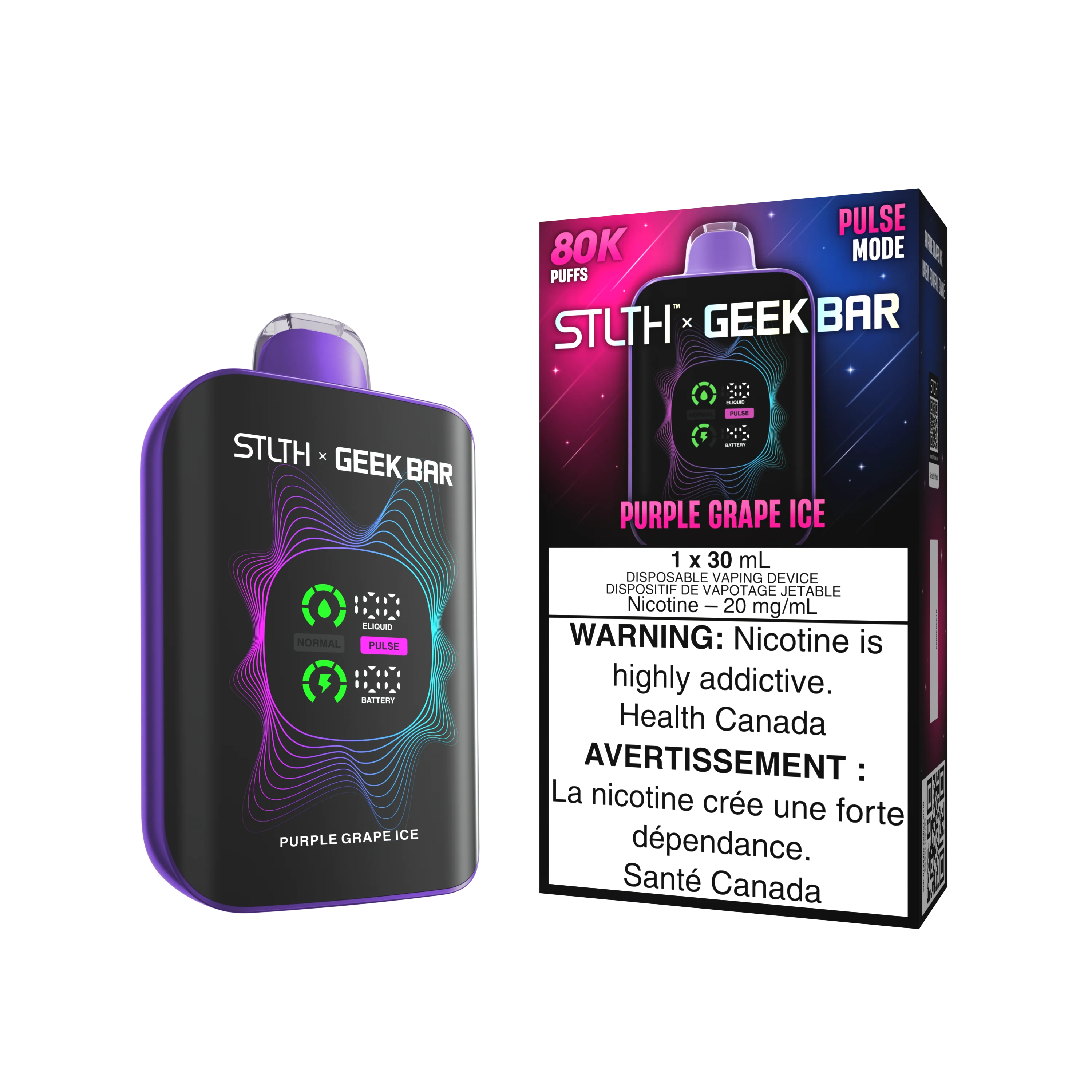 STLTH x GEEK BAR - Purple Grape Ice