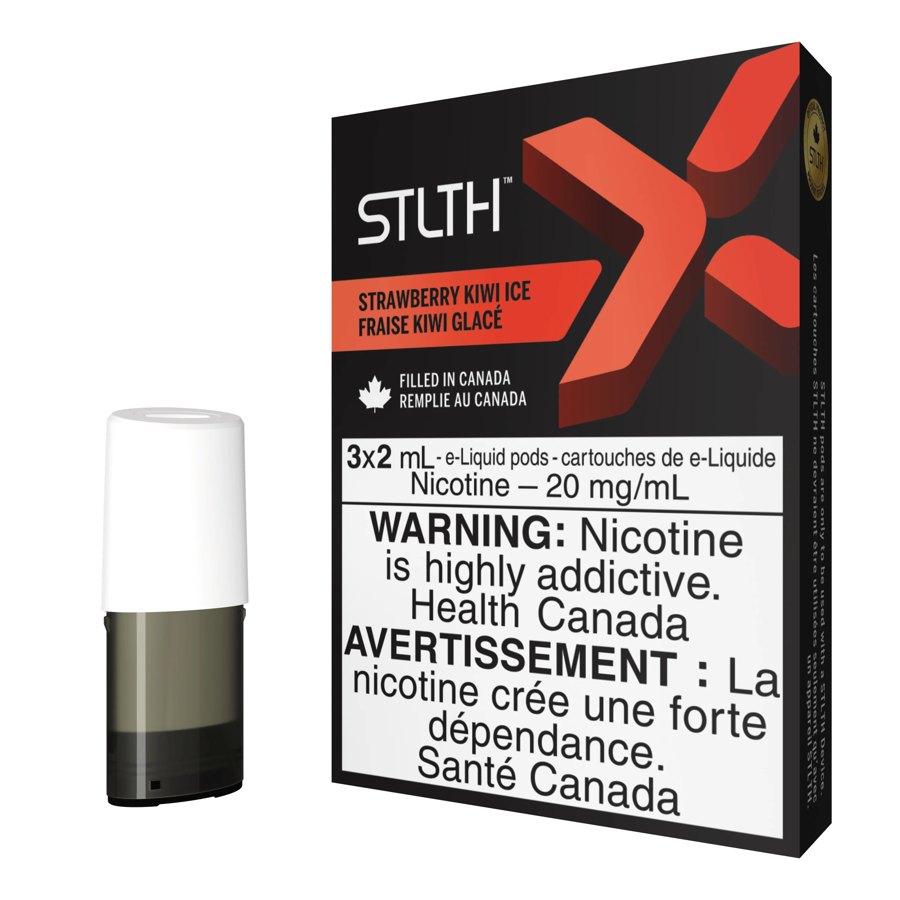STLTH X Pod Pack - Strawberry Kiwi Ice